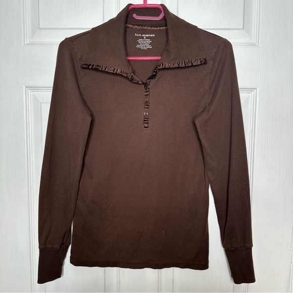 Brown Long Sleeve Top - Picture 1 of 16